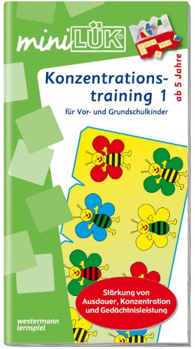 miniLÜK: Schuleingangsphase / Konzentrationstraining 1: für Vor- und Grundschulkinder