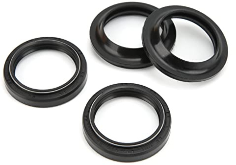 Qiilu Paraolio Forcella Anteriore, Kit Parapolvere Olio Forcella Anteriore 41x53x8/10.5mm Sostituzione per XVS650 V Star YZF‑600R