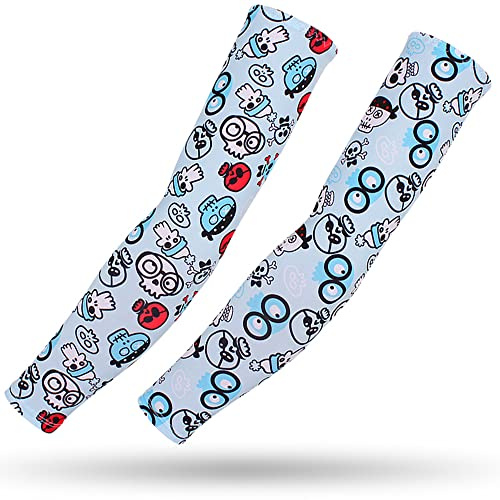 DETUCK Tattoo Arm Ärmel Ärmlinge, Armwärmer Sleeves UV Sonnenschutz Armstulpen, Arm Sleeves Kühlung UPF 50+, Kompressions Tattoo Cover Armstulpen (ein Paar)