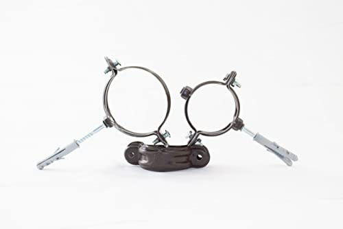 FTMETALLI - Collare Per Sostegno Tubo TDM D. 80 Confezione Da Pz 2 Con Perno E Tassello - Sicurezza, Stabilità e Affidabilità con Acciaio Inox