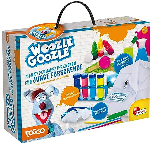 Lisciani – Woozle Goozle – Ich Bin Eine Kleine Wissenschaftlerin – Ich Bin Eine Kleine Scientific Baukasten – Experimente – Blouse du Scientifique – für Kinder ab 5 Jahren