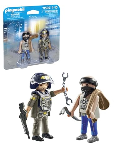 PLAYMOBIL Action Heroes 71505 DuoPack SWAT & Bandit, ab 4 Jahren