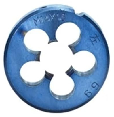 NURII 2 Stück metrische Gewindeschneideisen, Linke Gewindeschneideisen, Schraubenschneideisen, for Metallbearbeitungs-Gewindewerkzeuge M3 M8 M10 M12 M14 M16 M18 (Size : M14x1.5)