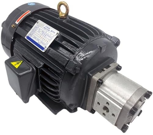 Hydraulic Oil Pump + Motor Set, CBN Hydraulic Pump + 1.5KW 2.2KW Inner Shaft Motor Hydraulic Station Accessories System CAIHUA (Color : 2.2KW inner shaft motor+CBN)