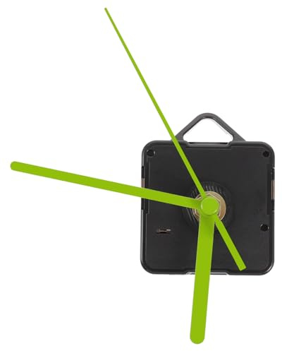 Housoutil Lautloses Quartz-uhrwerk Mit Zeigern Und Mechanik Für Wanduhren DIY-projekte Einfache Installation Präzise Zeitmessung Ohne Batterie Grün