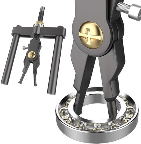 Petit extracteur de roulement | Extracteur de roulement intérieur en alliage d'acier | Outil de retrait de roulement robuste pour les types de roulements