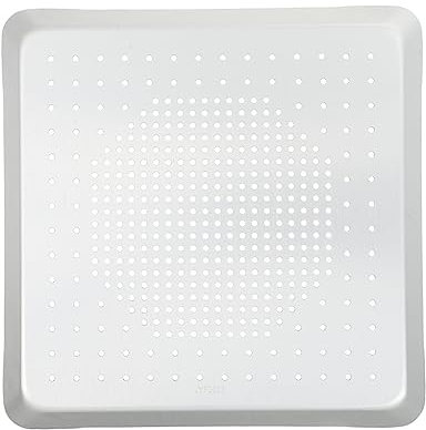 Cabilock Bandija Para Hornear Pizza De Aluminio Bandeja Cuadrada Para Hornear Práctica Herramienta De Aleación Resistente Plateada