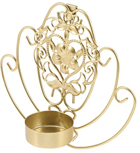 Angoily Wand Kerzenhalter Aus Schmiedeeisen Wandmontiert Kerzenständer Für Dekoration Steckhalter Für Kerzen Passend Für Verschiedene Wohnräume