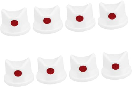NULYLU 8pcs Spray Can Nozzle Caps Replacement Set Waterproof Paint Tips for Graffiti Art and Hobbyist Spray Can Nozzle Kit