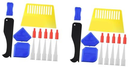 Homoyoyo 30pcs Sealant Finishing Tool Kit Mastic Tool Glue Spatula Cleaning Caulk Removal Set