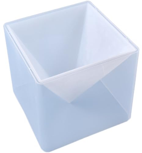 Csafyrt Moules de Pyramide Moules de Silicone Pyramide Super Grande Pyramide Moule de Silicone à résine époxy Bijoux en Silicone pour Les savons de Cire en plâtre