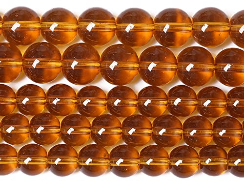 12MM 32PCS Bernstein Glas Spacer Lose Perlen für Schmuck Machen DIY Armband Halskette