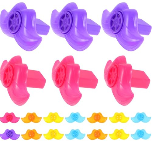 Toyvian 20pcs Jouets Sifflets Amusants en Pp pour Garçon et Filles, Souffleurs Colorés et Faciles à Jouer, Présents pour Fêtes et Photos de Groupe Couleur Aléatoire