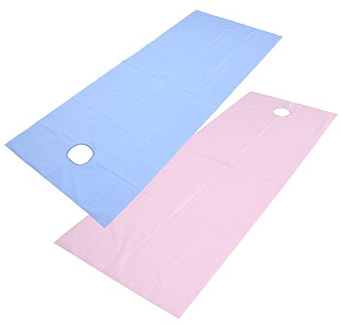 Lenzuolo salone di bellezza antiolio con foro per il viso e caffè scuro 200x75 cm per spa Tuina