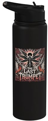 La profezia apocalittica della rivelazione dell'angelo dell'ultima tromba Stainless Steel Insulated Water Bottle