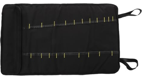 Warmhm Estuche para Cuchillos Chef 22 Ranuras en Tela Oxford Resistente, Maletín Portátil para Almacenamiento Profesional y Uso en Exteriores