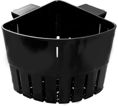 Support pour Aquarium Planteur Aquatique Flottant Et Panier De Pot | Jardinière Aquaponique D'Angle Convient Pour Maison Salon Chambre Bureau Appartement Dortoir Et Eau Salée