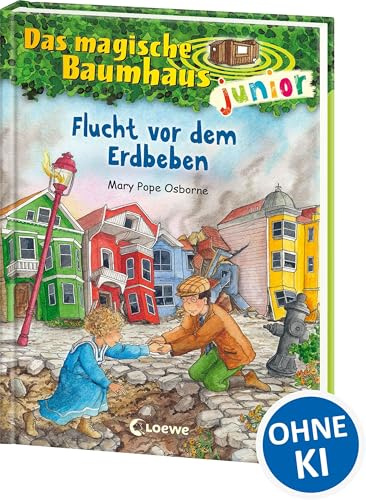 Das magische Baumhaus junior (Band 22) - Flucht vor dem Erdbeben: Kinderbuch zum Vorlesen und ersten Selberlesen - Mit farbigen Illustrationen - Für Mädchen und Jungen ab 6 Jahre
