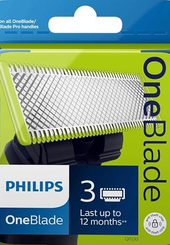 Philips Norelco QP230/80 OneBlade Ersatzklingen, 3 Stück