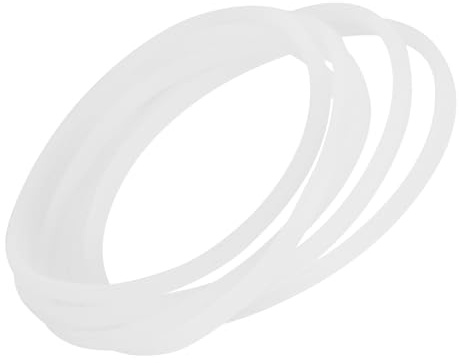6 st nya ersättningstätningar gummitätningsring flexibel vit O-ring köksreservdelar för Magic Flat Cross Blade (6PCS)