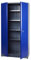 Küpper Hochschrank 70287, ultramarinblau, 204 x 53 x 91 cm, inkl. 4 Fachböden mit Einer Traglast von jeweils 75 kg.