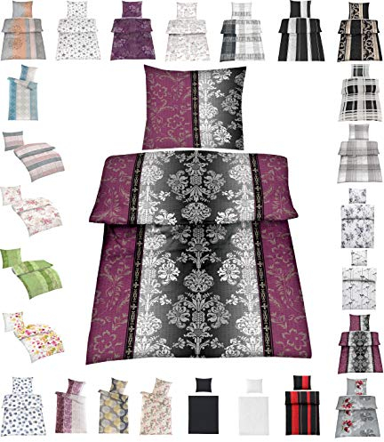 Seersucker Bettwäsche Baumwolle oder Microfaser 135x200 cm, 80x80 cm Bügelfrei Lea 100% Mikrofaser