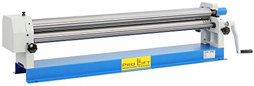 Pro-Lift-Montagetechnik Biegemaschine 3-Walzen Rundbiegemaschine 1300mm Universal-Biegemaschine Schraubstock Blech Handrohrbieger Rohrbiegemaschine Rollen-Bieger manuell