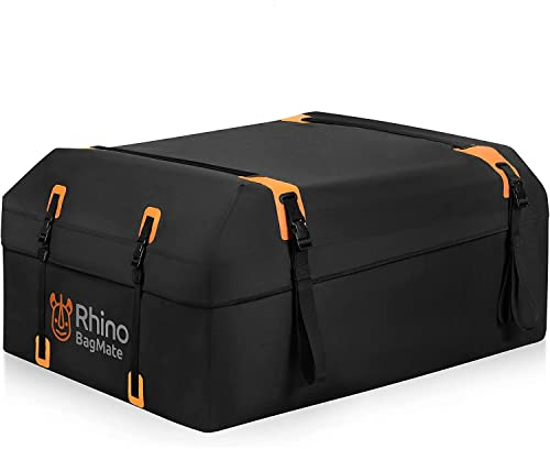 Rhino BagMate Dachgepäcktasche - XL 540L (19 Kubikfuß) Dachbox Auto - Sicherer, Weicher & Extrem Haltbarer Dachkoffer -100% wasserdichte Dachgepäcktasche - Dachtasche passt auf jedes Auto