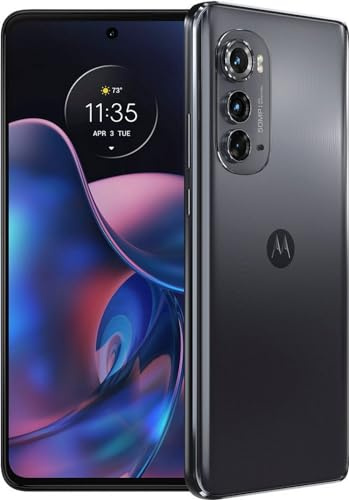 Motorola Edge | 2022 | 2-Day Battery | Unlocked | Made for US 8/256GB | 50MP Camera | Mineral Gray (Renewed)