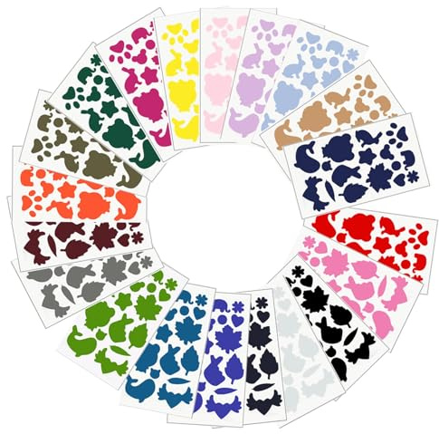 20 Stücke Daunenjacke Flicken Selbstklebend, Daunenjacke Flicken Reparaturset Waschbares, Verschiedene Forme Flicken Selbstklebend Stoff, Daunenjacke Zelt Reparaturset, Selbstklebend Reparatur Patch