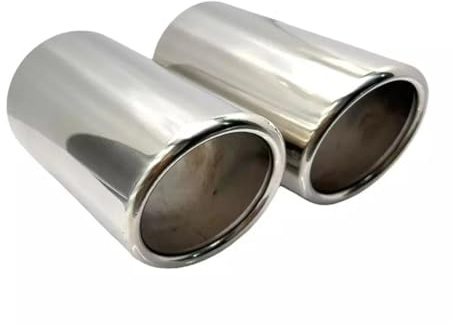 Endrohre Auspuffblenden kompatibel mit 3er E90 E91 E92 E93 2x 70mm Blende Doppelrohr