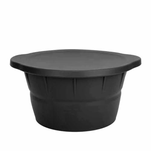Extra Large Ice Block Mold, Big Ice Cube Molds Trays Wear Resistant 8 Lbs Capacity Easy to Disassemble Hassle Cleaning for Ice Bath Party (Black)