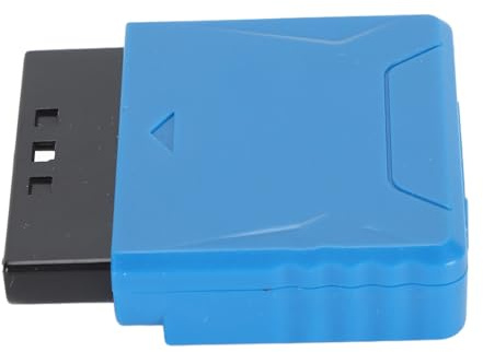 Adaptador de Controlador Inalámbrico Retro, Convertidor de Controlador, Pequeña Latencia Baja, Fácil Actualización de Firmware para Consola de Juegos (Blue)