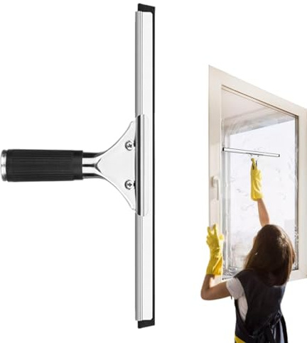 Lavavetri doccia per porte in vetro, lavavetri doccia con manico antiscivolo, lavavetri per doccia, piastrelle e pareti della doccia, lavavetri multiuso