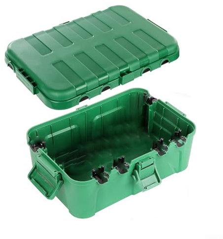Boîte électrique étanche pour extérieur, boîte de câbles extra large, boîte de prise étanche aux intempéries, boîtier de prise de connexion extérieure pour multiprise (vert)