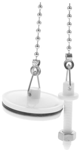 SEWOART Tapón Bañera con Cadena Metálica Resistente Tapón Drenaje para Lavabo Fregadero y Bañera Práctico y Reutilizable Fácil de Limpiar para Baño y Cocina