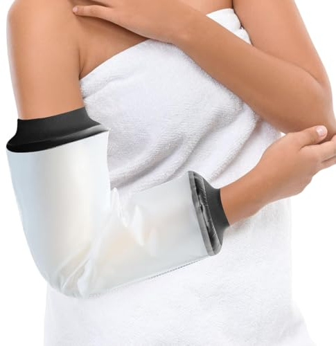 Protector de brazo impermeable, protector de ducha, protector de heridas y codos, protección impermeable