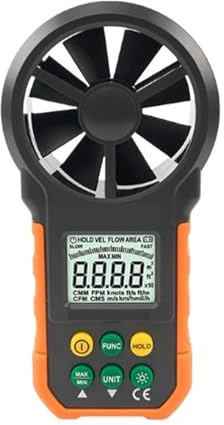 PM6252A/PM6252B Digital Anemometer Wind Speed Air Volume Measuring Meter 30m/s LCD Display PM6252B USB Port(PM6252A)