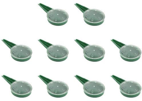 MNEVZX Seeding tool Seed Spreaders Hand Dial Garden Seeder Sower with Adjustable Hole Multi-function Portable BlackishSowing(10PCS)