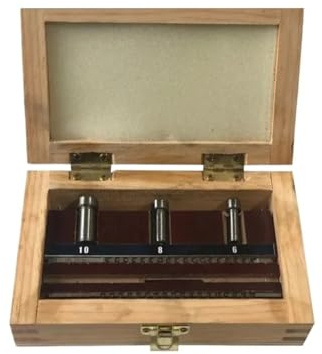 Set di brocce for sedi chiavette, dimensioni metriche, 6 pezzi, brocce da 2 mm e 3 mm, boccole con collare da 6/8/10 mm con spessori, utensili da taglio CNC per tornio