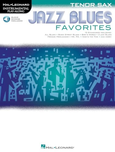 Instrumental Play-Along Jazz Blues Favorites -Tenor Saxophone Book & Audio Online-: Noten, E-Bundle, Download (Audio) (Hal Leonard Instrumental Play-along)