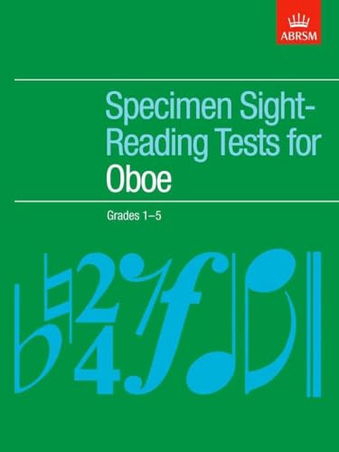 Specimen sight-reading tests for oboe grades 1-5