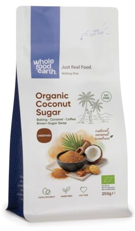 Wholefood Earth - Organic Coconut Nectar Sugar 250g - GMO Free