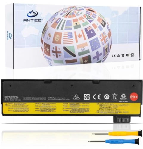 ANTIEE 72Wh 61++ Batería para Lenovo ThinkPad T470 T570 A475 A485 T480 | T580 P51S P52S TP25 (Anniversary Edition 25) Laptop battery 01AV427 SB10K97584 4X50M08812 01AV428 01AV492 SB10K97585 11.25V