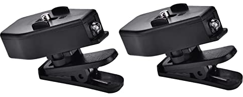 Dioche Mini Lampe de Lecture, Lampe à Pince à Pince Lampe à Pince pour Lampe de Poche à Pince pour Entretien Nocturne Des Appareils De Pêche pour la Lecture (1 Paire)