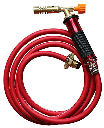 Brasage Torche Au Propane, Kit De Torche Au Propane - Pistolet À Gaz, avec Un Tuyau De 2,5 M, Universel Haute Température Soudure par Vent Froid