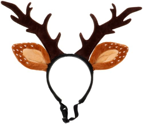Weihnachtsstirnband FüR Katze Geweih-Haarreif Haustier Stirnband Festliches Haaraccessoire FüR Katzen Und Hunde 33X30Cm Formstabil Und Komfortabel