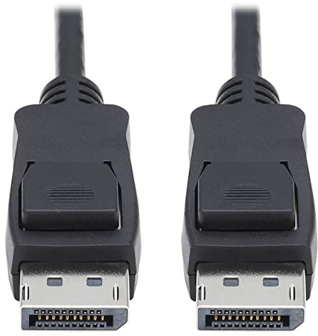 TRIPP LITE High Speed DisplayPort Cable, DP 1.4 Cable with Latching Connectors, 8K High-Definition Video @ 30Hz, HDR, 4:2:0, HDCP 2.2 (M/M) 10 Feet / 3.1 Meters, Lifelong Warranty (P580-010-V4)