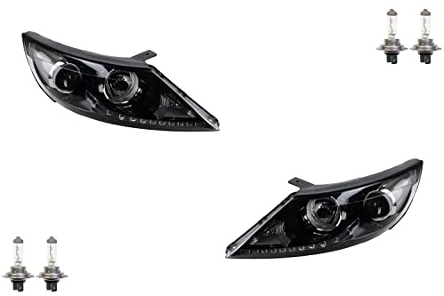 Johns, Scheinwerfer Halogen passend für Kia Sportage SL 10-14 m. H7 H7 Set Links Rechts