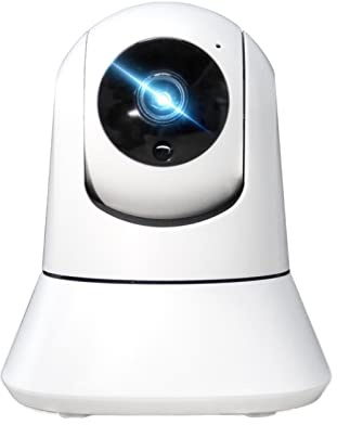 Cámara interior 1080P mini cámara IP WiFi acceso remoto interior seguridad hogar inteligente audio bidireccional P2P (color: blanco, tamaño: 2)
